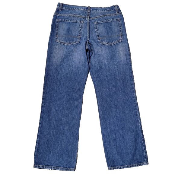 Old Navy Jeans Womens 14 Blue Distressed Wash Straight Mid Rise Jean (31… - Picture 2 of 12